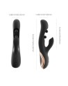Gem vibromasseur rabbit avec capteurs de pression et application Noir