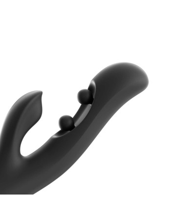 Gem vibromasseur rabbit avec capteurs de pression et application Noir