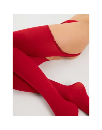 Diavola Bas jarretelles 60 DEN - Rouge