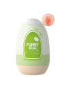 Gaine Masturbatrice Réutilisable FUNNY EGG – Design Réaliste Vagin lèvres fines