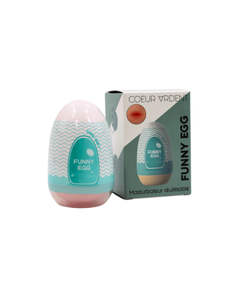 Gaine Masturbatrice Réutilisable FUNNY EGG – Design Réaliste Bouche