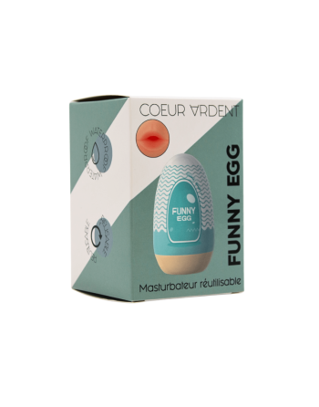 Gaine Masturbatrice Réutilisable FUNNY EGG – Design Réaliste Bouche