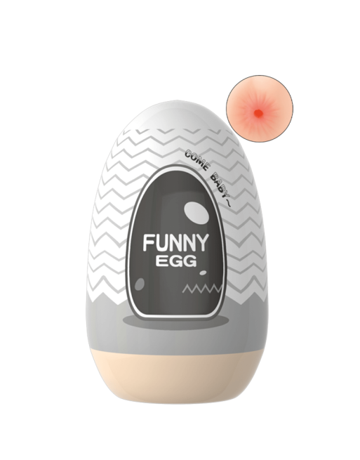 Gaine Masturbatrice Réutilisable FUNNY EGG – Design Réaliste Anus