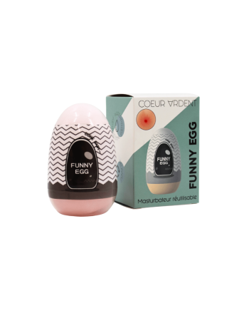 Gaine Masturbatrice Réutilisable FUNNY EGG – Design Réaliste Anus