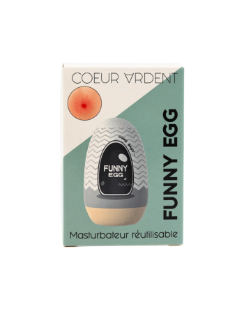 Gaine Masturbatrice Réutilisable FUNNY EGG – Design Réaliste Anus