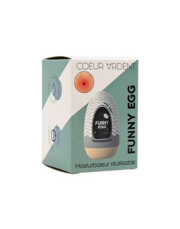 Gaine Masturbatrice Réutilisable FUNNY EGG – Design Réaliste Anus
