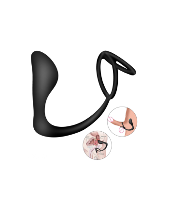 GASTON, Stimulateur Prostatique dans un silicone doux et lisse 