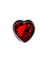Plug bijou coeur en aluminium bijou rouge Small LOVELY 