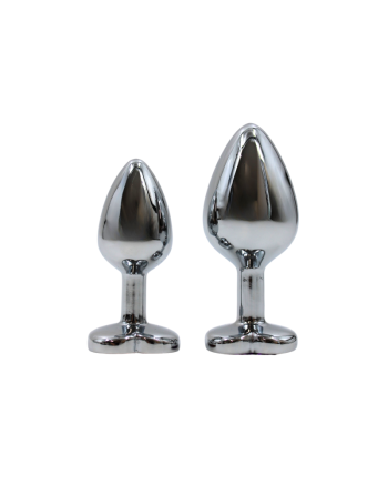 Plug bijou coeur en aluminium bijou rouge Small LOVELY 