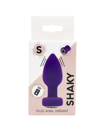 Plug Anal Vibrant Télécommandé SHAKY Violet