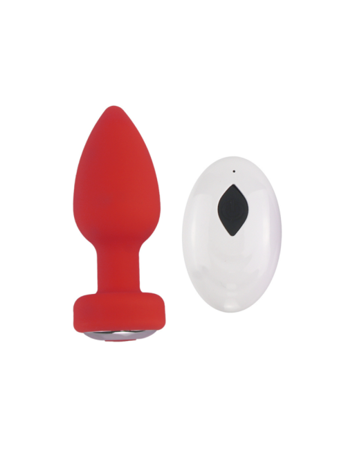 Plug Anal Vibrant Télécommandé SHAKY Rouge