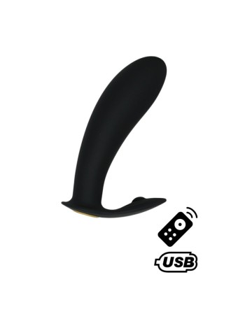 ERNEST, Mini vibromasseur avec stimulateur clitoridien USB, avec télécommande 