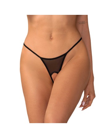 Zaliya string ouvert noir