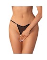 Oxaria string ouvert noir