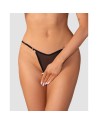 Oxaria string ouvert noir