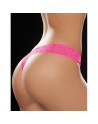 String brésilien rose en dentelle 