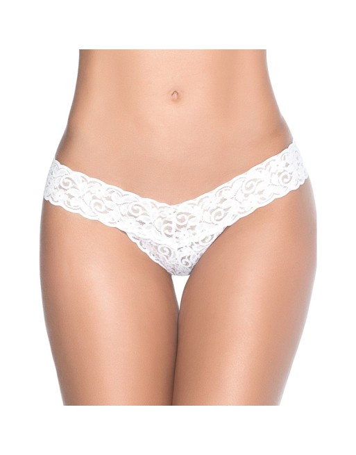 String blanc sexy dentelle 