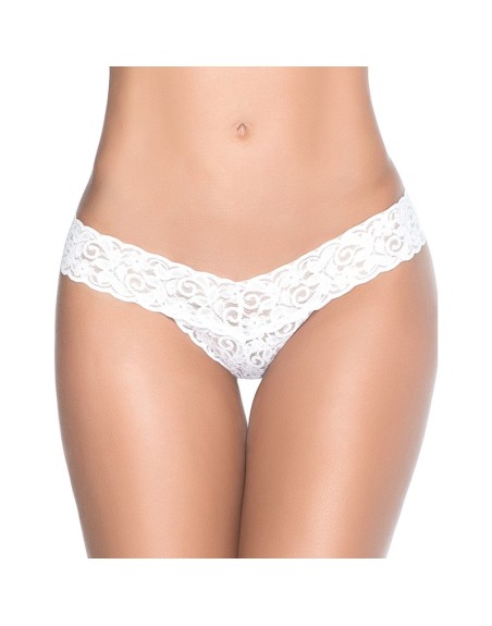 String blanc sexy dentelle 