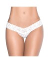 String blanc sexy dentelle 