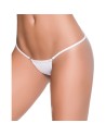 String ficelle invisible sexy blanc dos en forme Y 