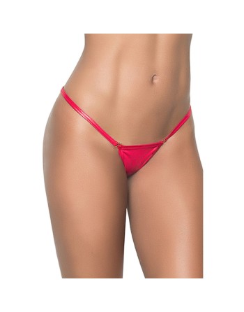 String ficelle wetlook rouge forme Y 