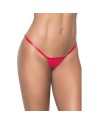 String ficelle wetlook rouge forme Y 