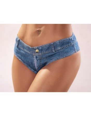 Micro short imitation jean 