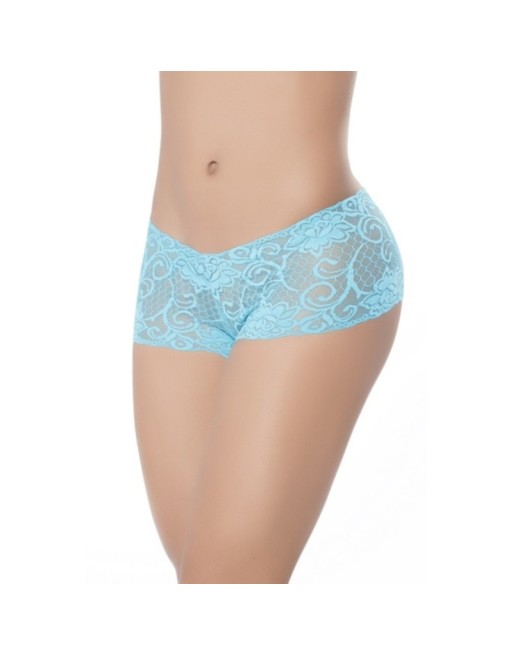 Boyshort dentelle Turquoise 