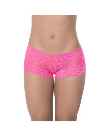 Boyshort dentelle Hot pink 