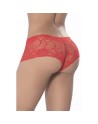 Boyshort dentelle Rouge 