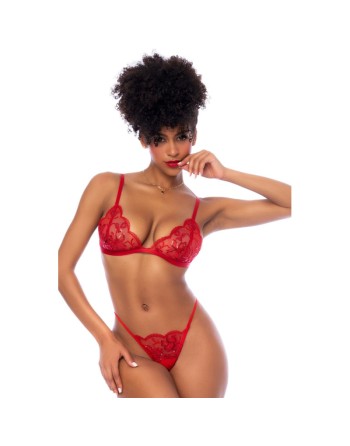 Ensemble 3 pièces rouge 