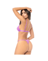 Ensemble sexy 2 pièces dentelle douce et extensible 