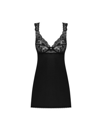 Donna Dream babydoll et String - Noire