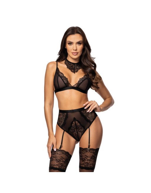 Cristalyn ensemble lingerie - Noir
