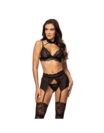 Velvet sin ensemble lingerie - Noir