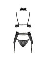 Velvet sin ensemble lingerie - Noir