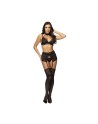 Velvet sin ensemble lingerie - Noir
