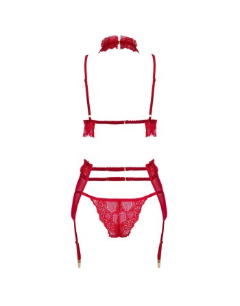 Velvet sin ensemble lingerie - Cherry