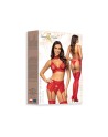 Velvet sin ensemble lingerie - Cherry