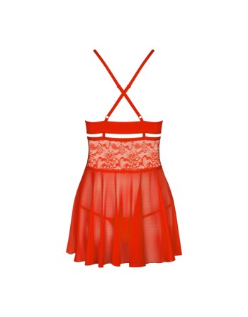 838-BAB-3 Babydoll - Rouge