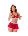 Ensemble infirmière lingerie noir avec jupe – Mapalé