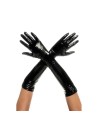 Gants en vinyle noir 