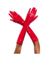 Gants en vinyle rouge 