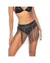 Jupe glamour à franges ornée de strass - Mapalé
