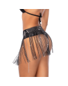Jupe glamour à franges ornée de strass - Mapalé