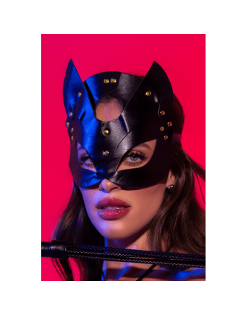 Masque félin en faux cuir - Mapalé