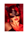Masque félin en faux cuir - Mapalé