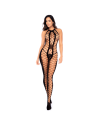 Bodystocking en résille noire échancrée - Mapalé
