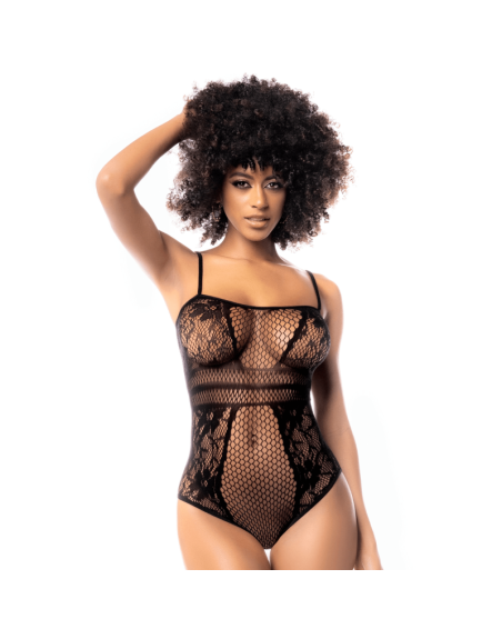 Body résille noire 