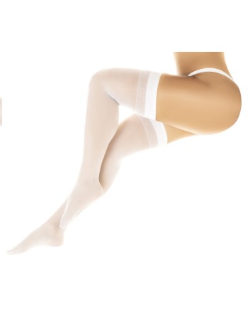 Bas sexy blanc transparent 